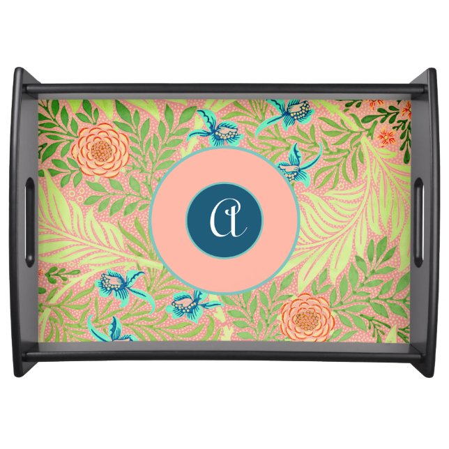 PERSONAL INITIAL William Morris PATTERN TRAY (Front)