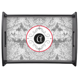 PERSONAL INITIAL William Morris PATTERN TRAY