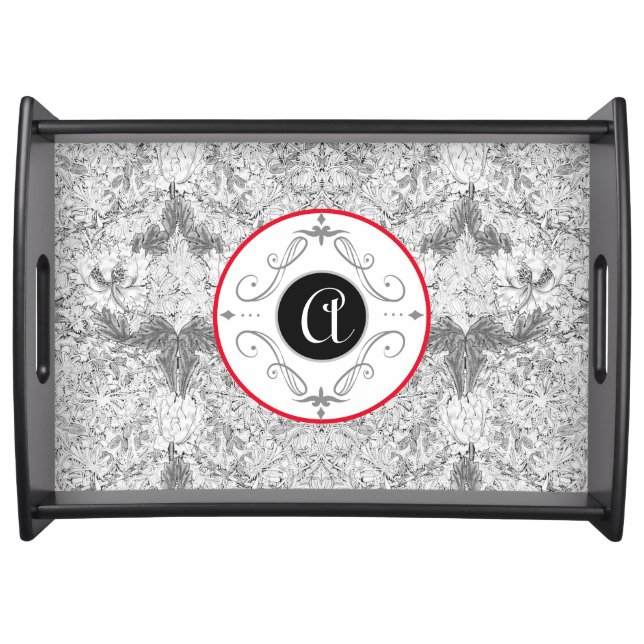 PERSONAL INITIAL William Morris PATTERN TRAY (Front)