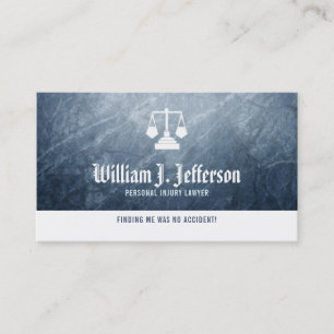 Personal Injury Attorney Business Cards