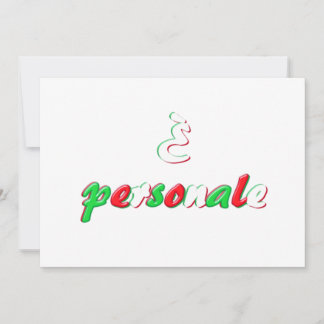 Personal Invitation