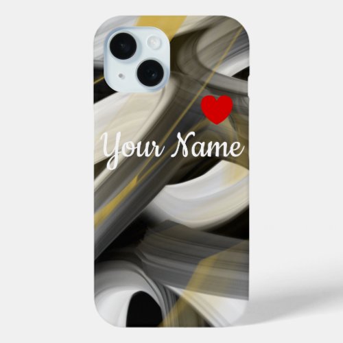 Personal iPhone Cases Trend Abstract Black White