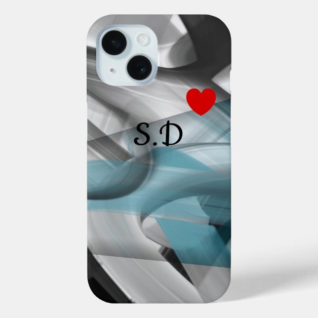 Personal iPhone Cases Trend Abstract Blue Ocean  (Back)