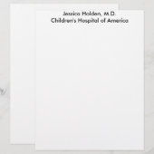 Personal Letterhead-Sample (Front/Back)