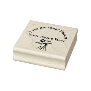Personal Library Rubber Stamp