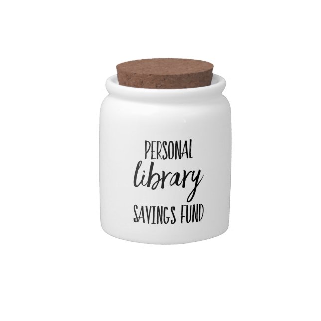Personal Library Saving Fund Jar (Front)