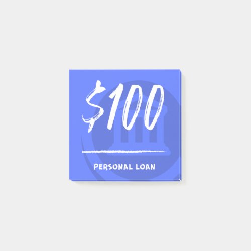Personal Loan 100 Post_it Notes