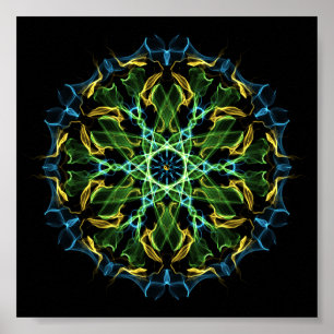 Personal Meditation Fractal Mandala 7 Poster