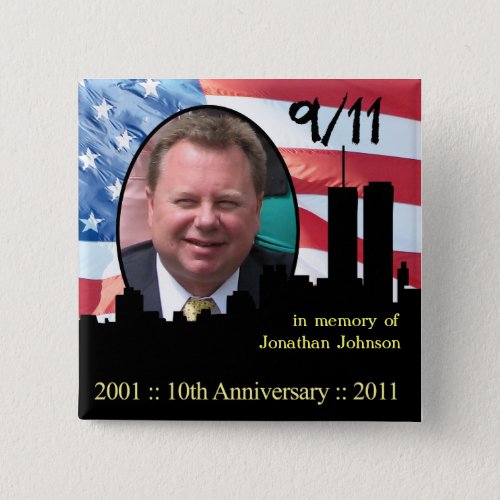 Personal Memorial 911 Anniversary Pin