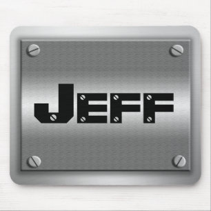 Personal Name Metal Mousepad
