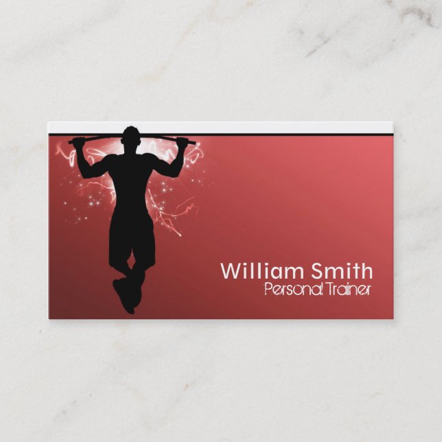 Personal network Trainer Business Card (Front)