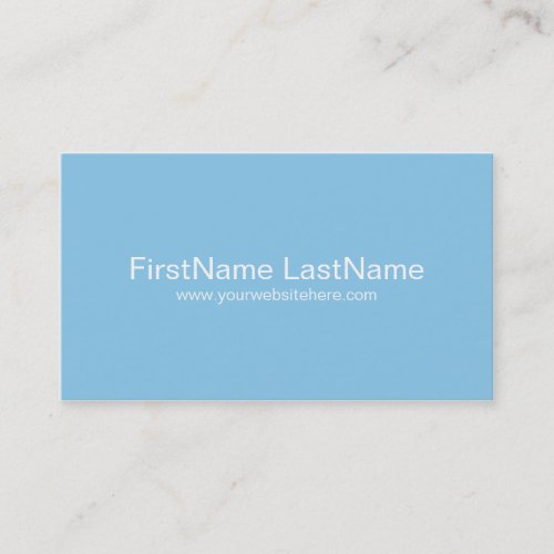 Personal Networking Business Cards in Blue