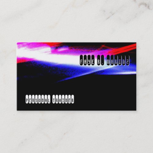 Personal Night Light Business Card