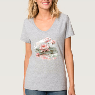 Personal Nosegrey Lotus Pond T-Shirt