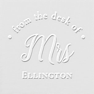 Personal Note Custom Embosser
