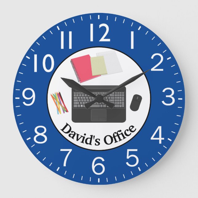 Personal Office Large Clock (Front)