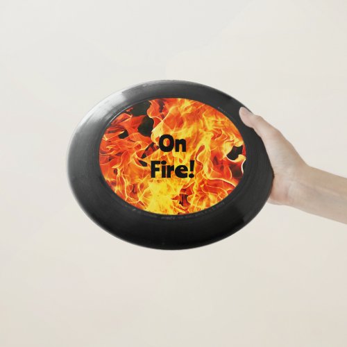 Personal On Fire Frisbee in Black
