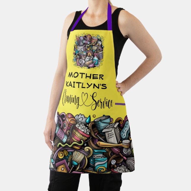 Personal or Business Cleaning Service Apron (Insitu)