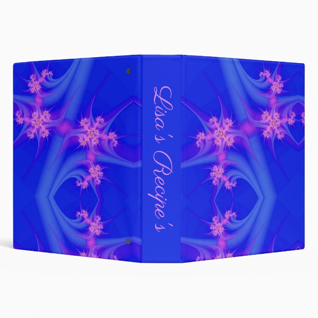 Personal Periwinkle Pleasure  3 Ring Binder (Background)