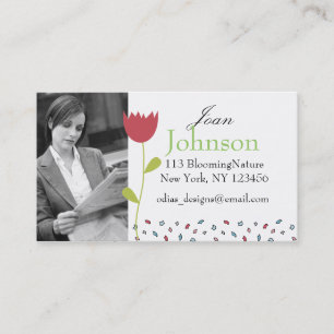 personal photo business cards