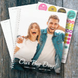 Personal Photo Weekly Monthly Wedding Planner<br><div class="desc">Wedding planner with your favorite photo on the front - personalized with your details in chic lettering. Planner includes monthly and weekly layouts,  12 months,  60 pages with laminated soft cover front and back covers.</div>