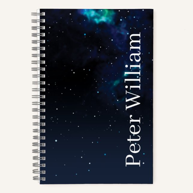 Personal Physics teacher, Astronauts Planets Space Notebook (Front)