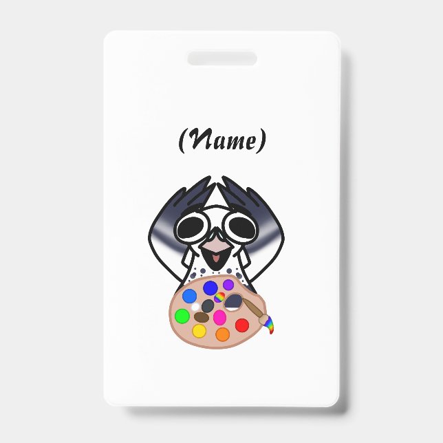 Personal Pigeon Artist Badge (Front)