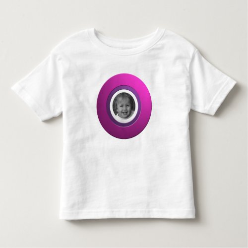 Personal Pink Ring with Custom Photo Toddler T_shirt