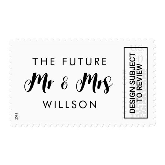 personal postage stamp the future mr and mrs zazzle com