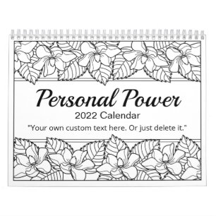 Personal Power Color Me Calendar