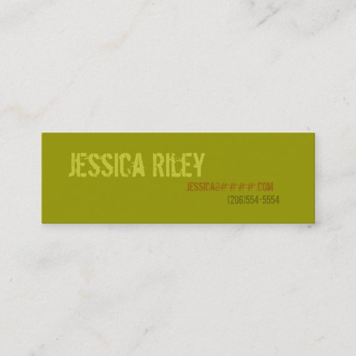 Customizable Personal Profile Cards - Camp Business Card Template
