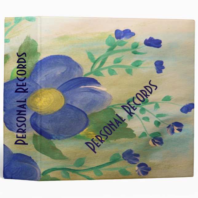 Personal Records Binder (Front/Spine)