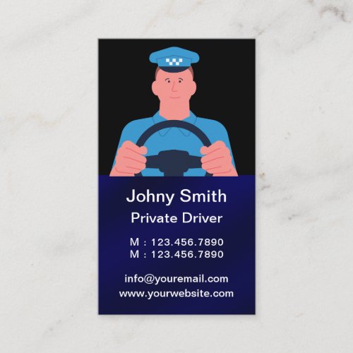 Personal Ride Sharing Uber Driver New Uber Logo  Business Card