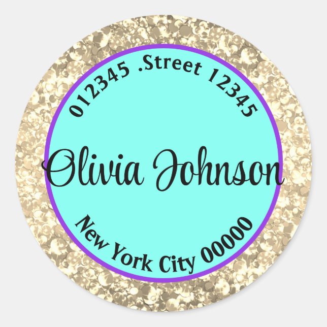 Personal shiny stickers (Front)