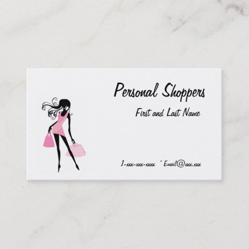 Personal Shopper Business Card