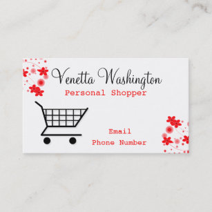 Personal Shopper Business Card, Zazzle