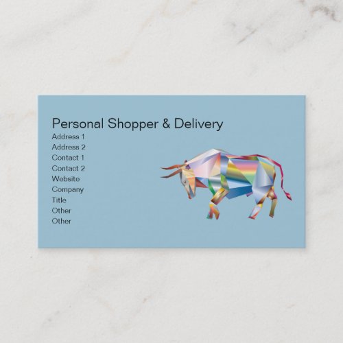Personal Shopper Create Your Own Easy Generic Business Card