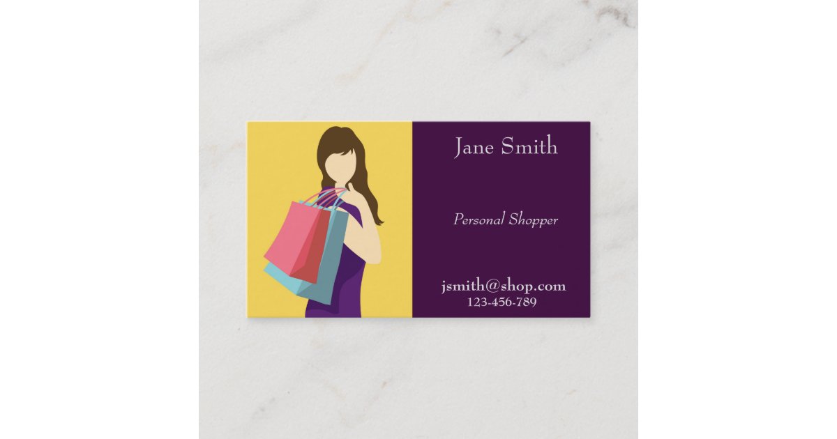 Personal Shopper stylish and fashionable Business Card