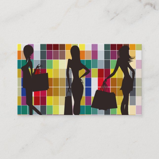Personal Shopper stylish fashionable business Business Card (Front)