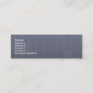 Personal Skinny Business Card