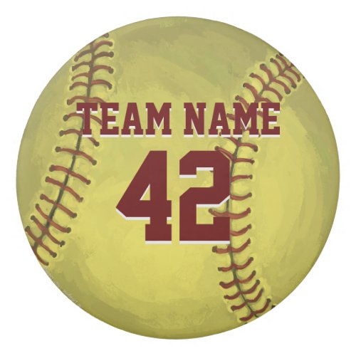 Personal Softball Art Eraser