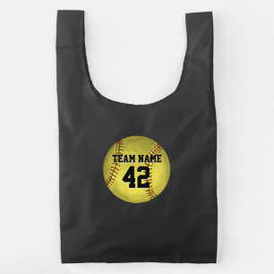 Personal Softball Art Reusable Bag