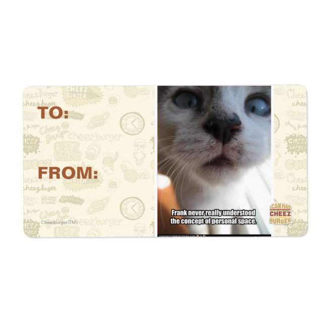 Personal Space Label (Front)