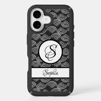 PERSONAL SPECK IPHONE CASE BLACK WAVE DESIGN
