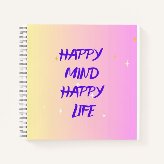 Personal Spiral Notebook – Motivational (Front)
