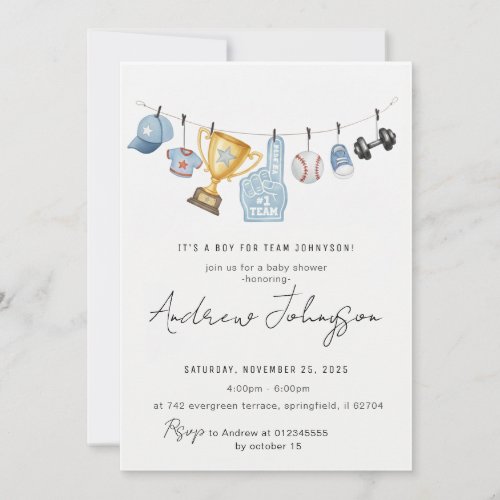 Personal Sports Baby Shower Bundle