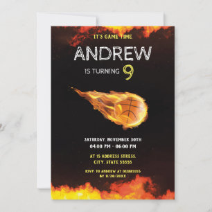 Personal Sports Birthday Printable Invitation