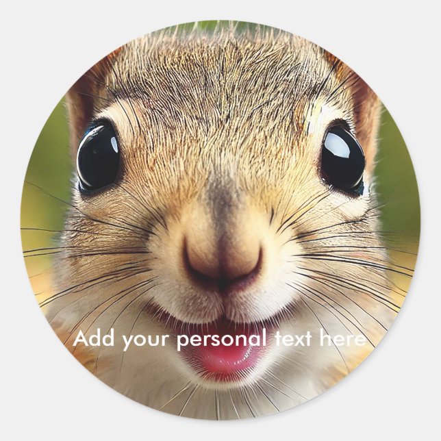 Personal squirrel sticker (Front)