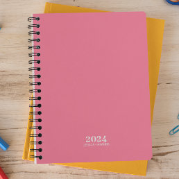 Personal Stationery • Bubblegum Pink 2024 Weekly Planner