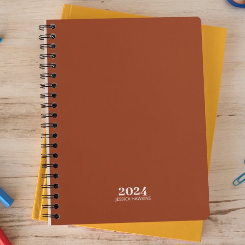 Personal Stationery  Terracotta 2024 Weekly Planner